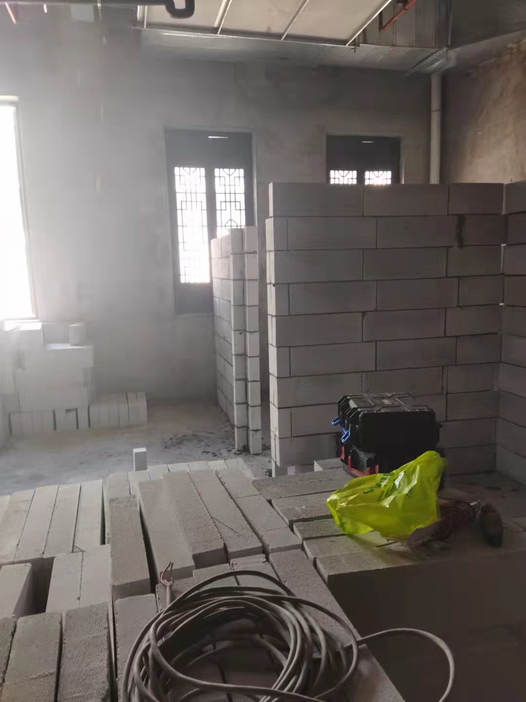 加气块/加气砖隔墙施工参考